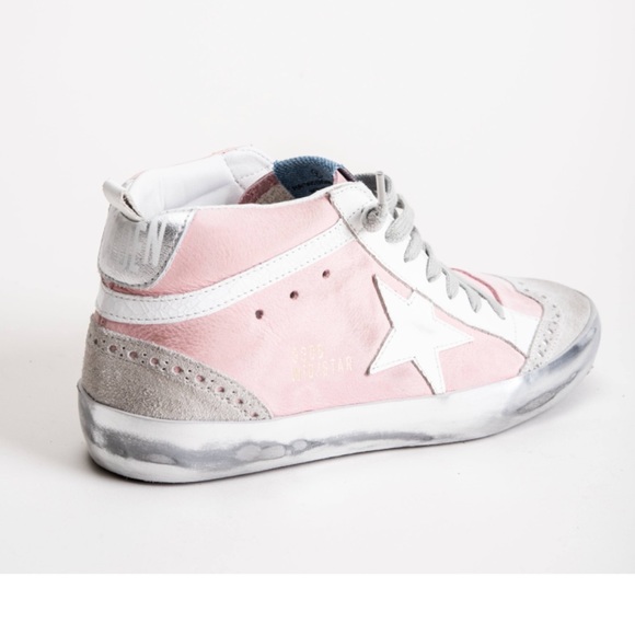 Pink and silver golden goose sneakers - Picture 2 of 10